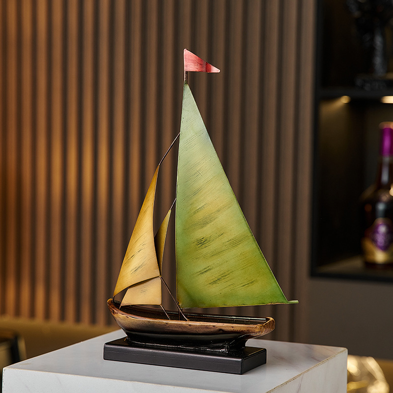 Luxury Lifestyle Items - Creative Sailboat Model Ornament, Luxury Decor