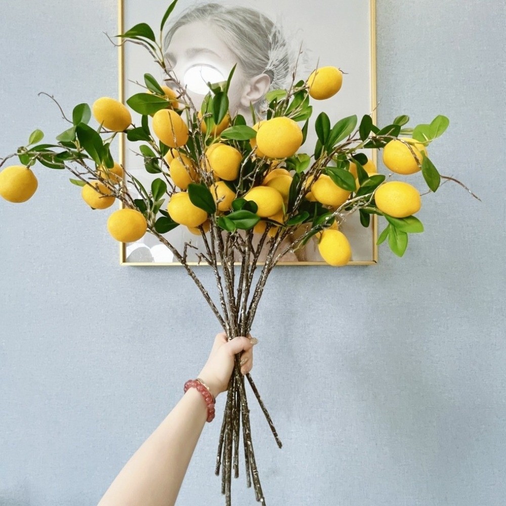 Green Leaves Artificial Lemon  - Luxury Lifestyle Items 评论和价格