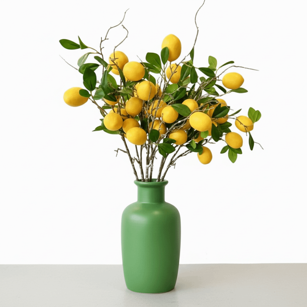 Green Leaves Artificial Lemon  - Luxury Lifestyle Items 评论和价格