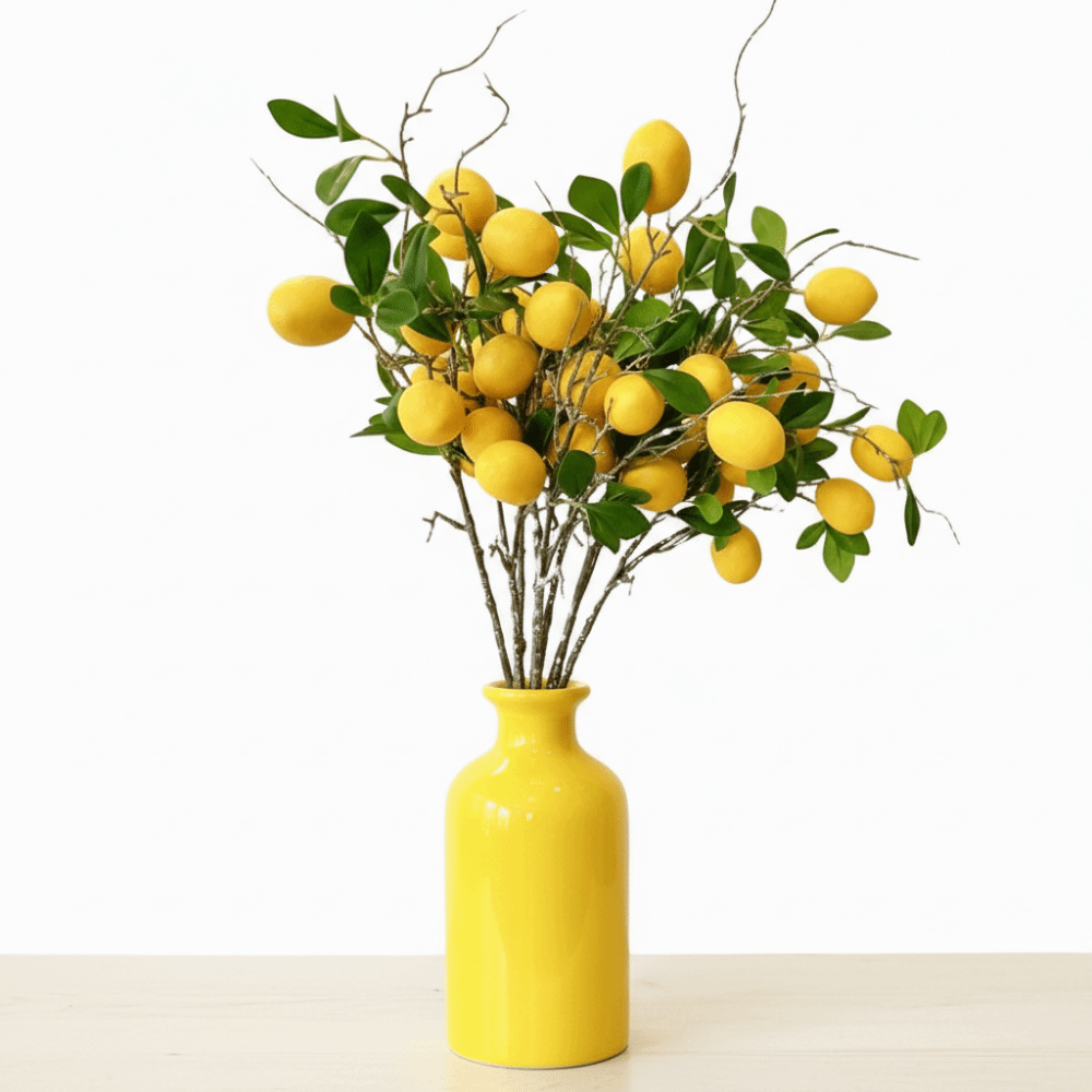 Green Leaves Artificial Lemon  - Luxury Lifestyle Items 评论和价格
