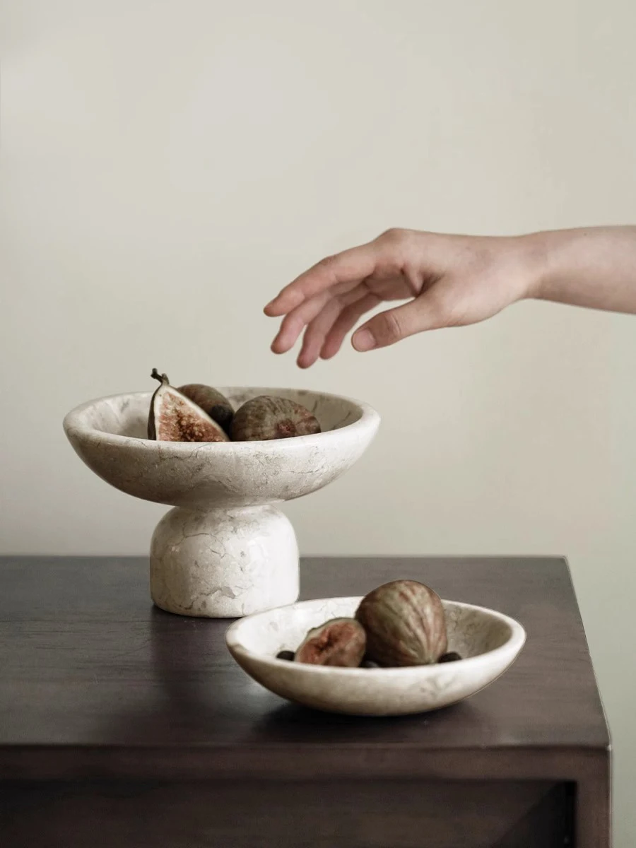 Compote Marble Material Sundri - Luxury Lifestyle Items 评论和价格