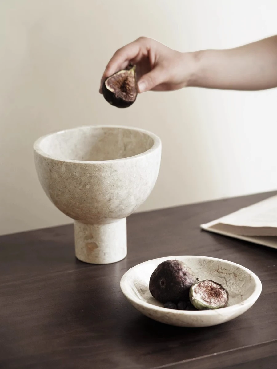 Compote Marble Material Sundri - Luxury Lifestyle Items 评论和价格