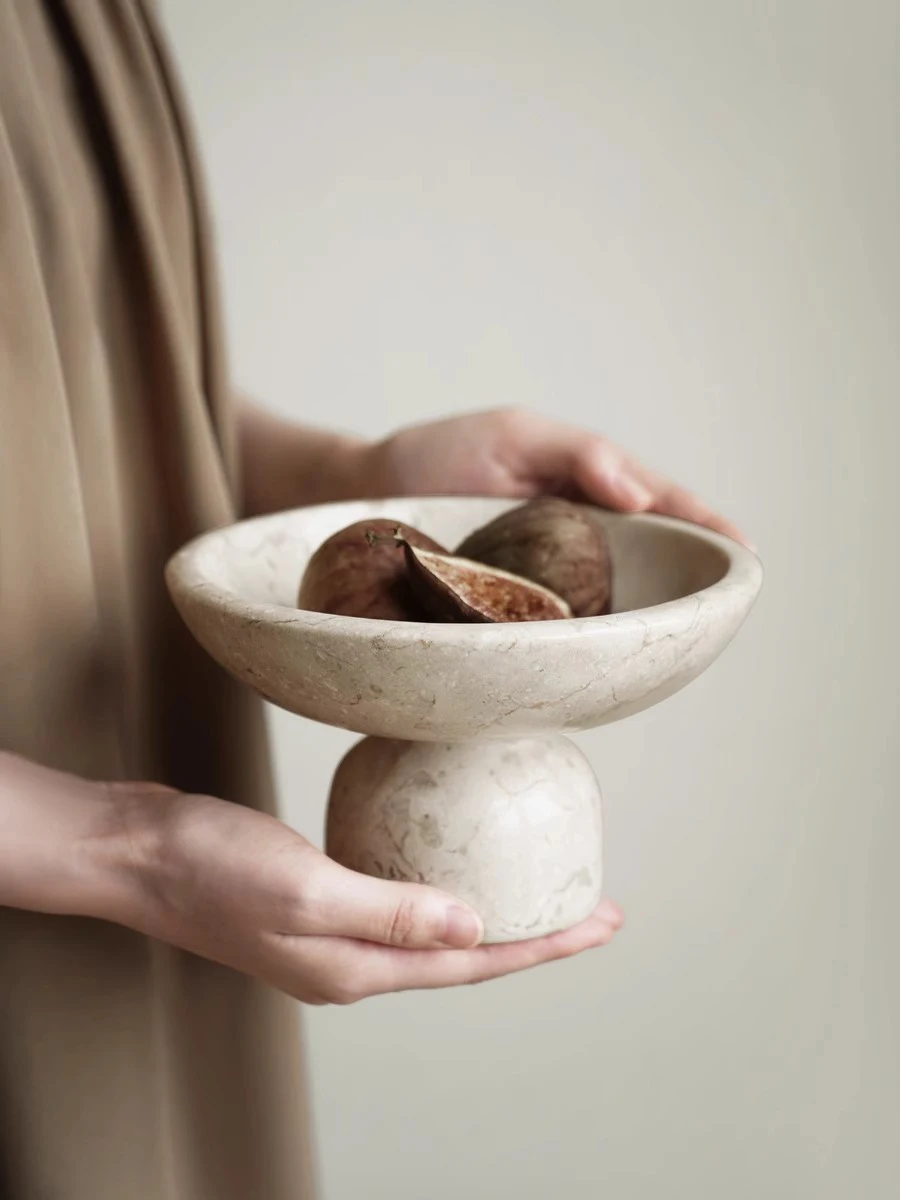 Compote Marble Material Sundri - Luxury Lifestyle Items 评论和价格